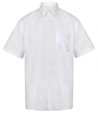 Henbury Short Sleeve Classic Oxford Shirt